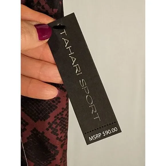 Tahari Sport Leggings, Ultra soft, NWT Size 2/S - Picture 3 of 4